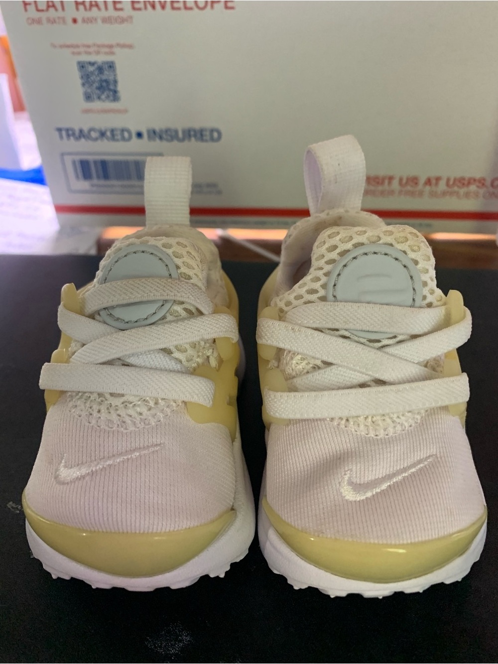 Nike Little Presto Triple White Baby Sneakers 2C Unisex T3